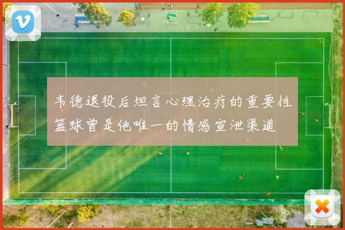 韦德退役后坦言心理治疗的重要性篮球曾是他唯一的情感宣泄渠道